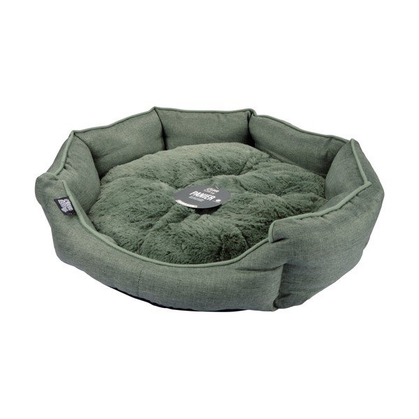Pat pentru animale de companie kaki pentru câini ø 60 cm – Love Story