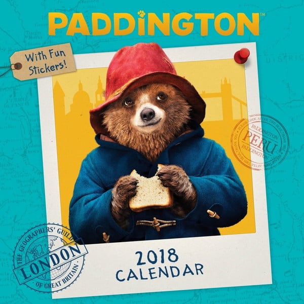 Calendar perete pentru anul 2018 cu notițe adezive Portico Designs Paddington
