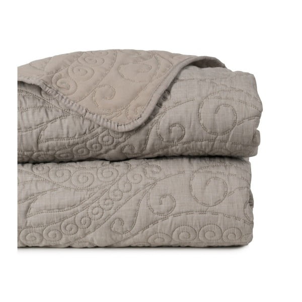 Cuvertură taupe matlasată 180x260 cm – Ixia