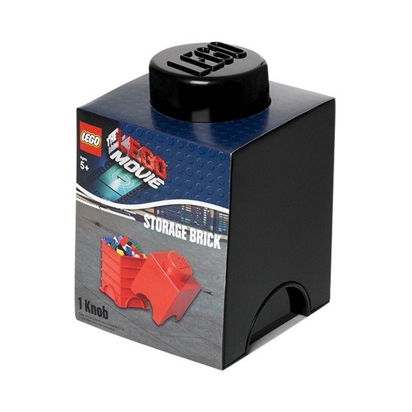 Cutie depozitare LEGO®, negru-image-1