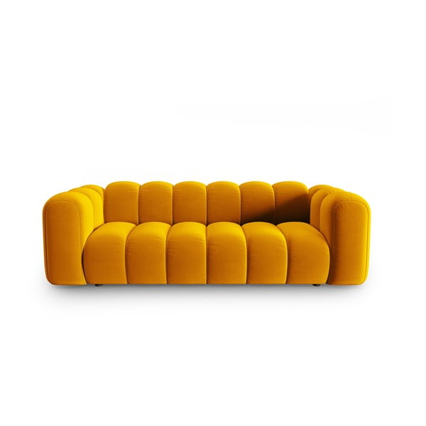 Canapea galbenă 228 cm Lupine – Micadoni Home