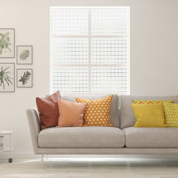 Autocolant pentru geam 200x45 cm Square – Ambiance-image-1