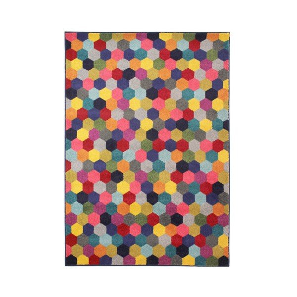 Covor Flair Rugs Radiant Hexagon Multi, 170 x 120 cm-image-2