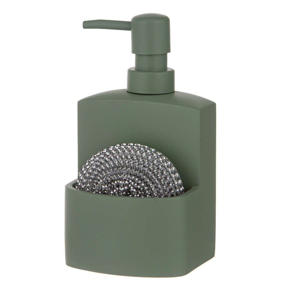 Dozator de săpun lichid verde salvie din polirășină 250 ml Essentials – Ladelle