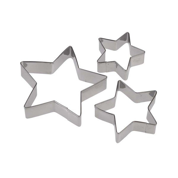 Set 3 forme pentru tăiat aluat Rex London Christmas Star-image-1