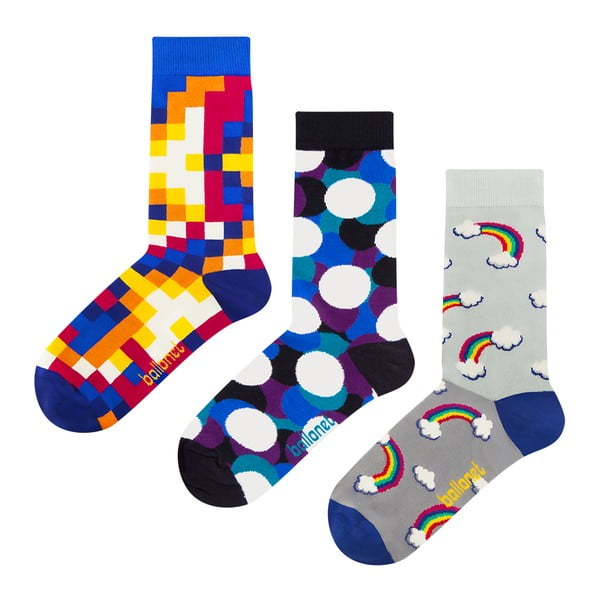Set cadou de șosete Ballonet Socks Bubbles, mărimea 41-46