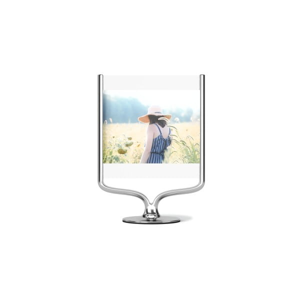 Ramă foto argintie de masă  din metal 18x25 cm Wishbone – Umbra-image-4