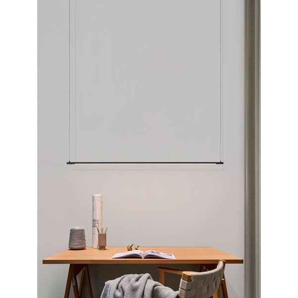 Lustră negru-mat LED din aluminiu Elettra – Nova Luce-image-1