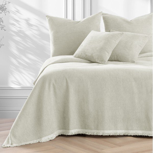 Cuvertură crem din janilie 220x240 cm Talo – Filumi-image-2