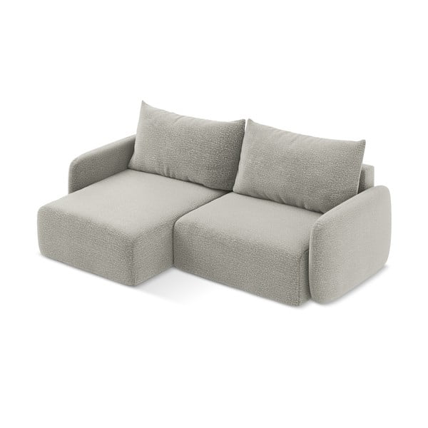 Colțar gri deschis extensibil/cu spațiu de depozitare (cu colț pe partea stângă) Kalena – Makamii-image-3