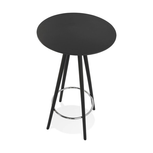 Masă de bar Kokoon Deboo, înălțime 110 cm, negru-image-2