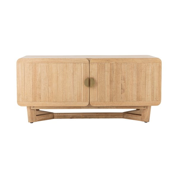 Comodă în culoare naturală din lemn de arbore de cauciuc 120x55x45 cm Serrone – Bloomingville