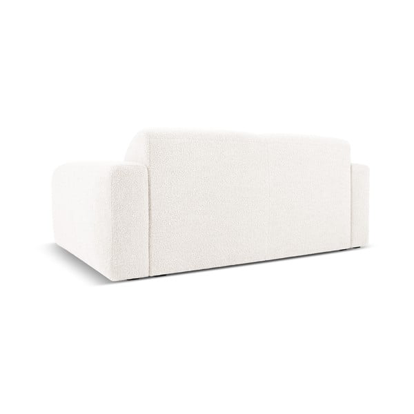 Canapea albă cu tapițerie din stofă bouclé 170 cm Molino – Micadoni Home-image-3