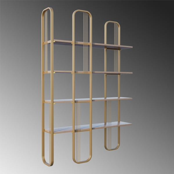 Etajeră aurie cu aspect de lemn de pin 125x180 cm Sierra – Kalune Design-image-4