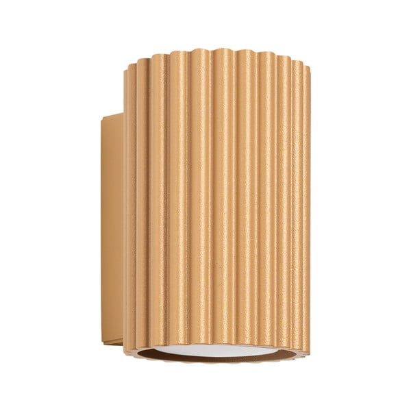 Aplică de perete aurie Gleam – Sollux