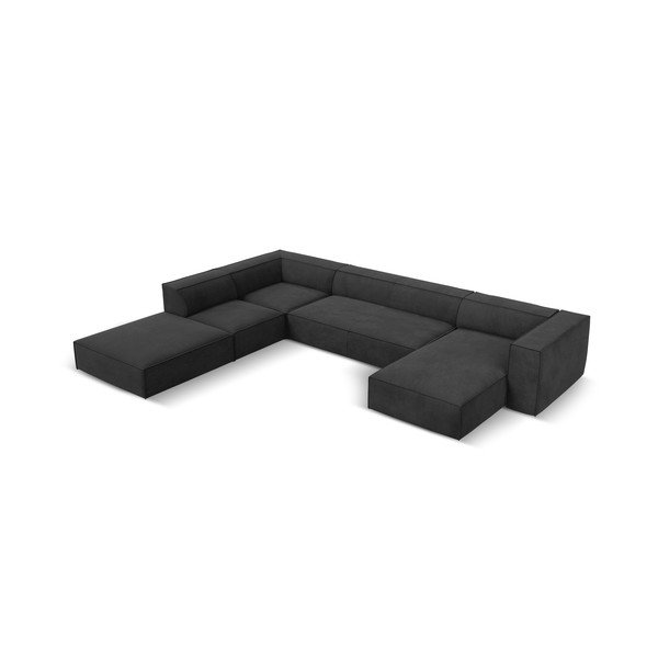 Colțar gri închis (cu șezlong pe partea stângă ) Madame – Windsor & Co Sofas-image-2