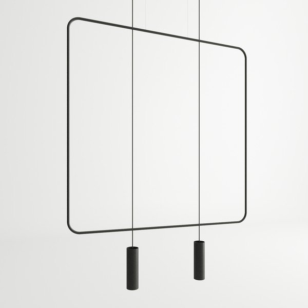 Lustră neagră din metal RANA – Thoro-image-2
