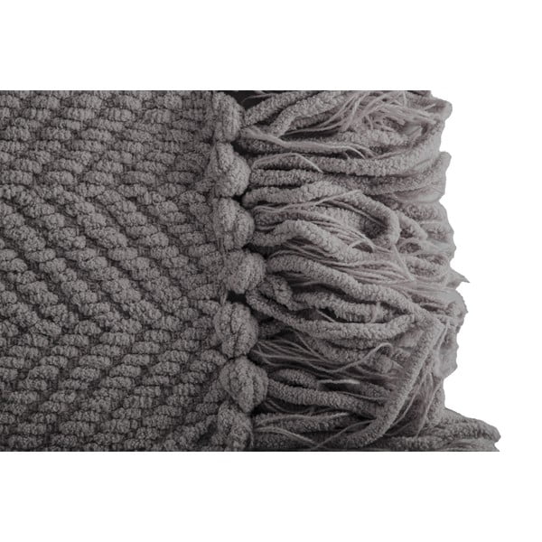 Pătură gri din janilie 130x170 cm Renee – Tiseco Home Studio-image-1
