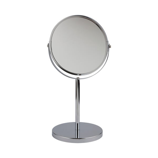 Oglindă cosmetică de masă Galzone, argintie