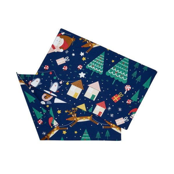 Suport pentru farfurii 2 buc. din material textil 30x46 cm  cu model de Crăciun Santa's Christmas Wonderland – Catherine Lansfield