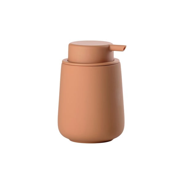 Dozator de săpun lichid portocaliu din gresie ceramică 250 ml Nova One – Zone
