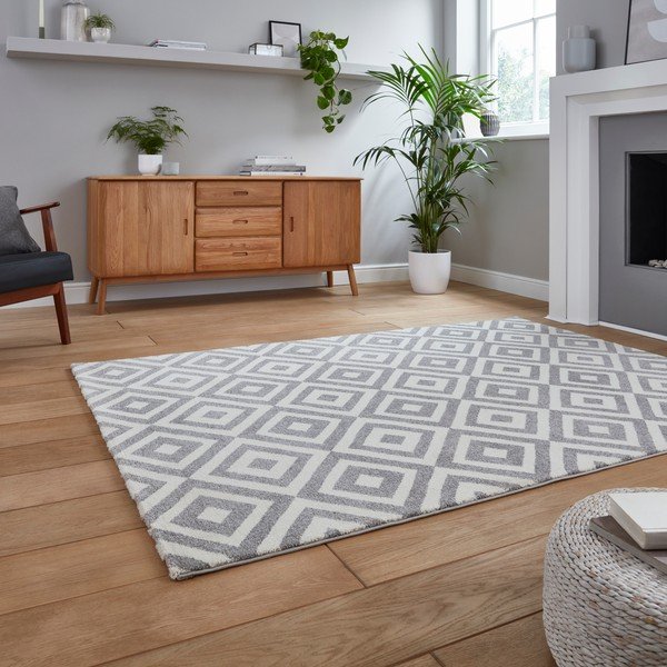 Covor Think Rugs Brooklyn Dice, 160 x 220 cm, gri-image-2