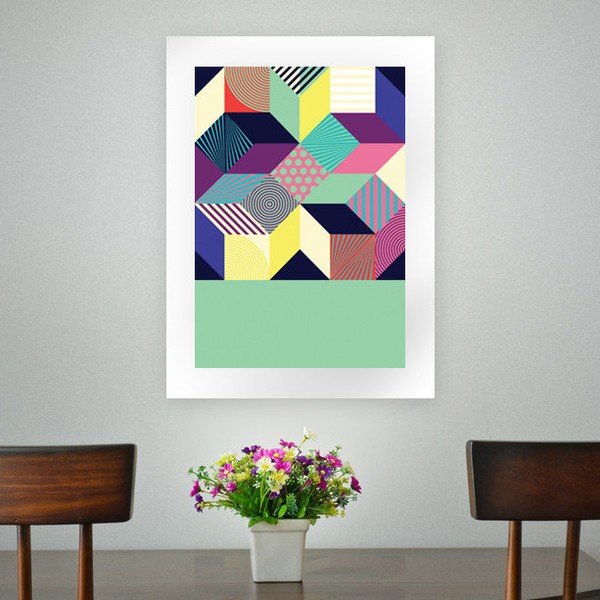 Poster Geometric Abstract, vel. A3-image-1