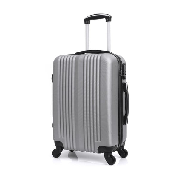Valiză cu roți Hero Lipari, 37 l, argintiu-image-4
