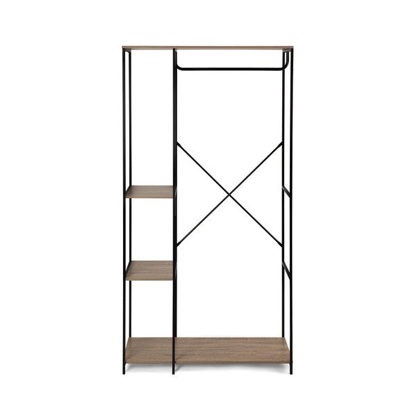 Set pentru hol negru din oțel 90x170x40 cm Aris – Bonami Essentials