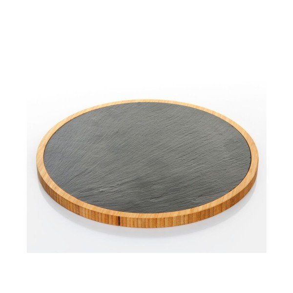 Tavă ardezie servit Azure, 30 cm-image-1