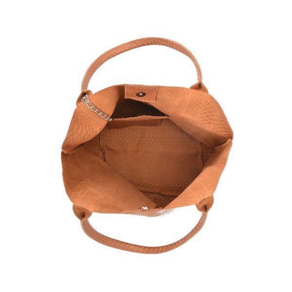 Geantă shopper din piele Renata Corsi Lola, maro coniac-image-3