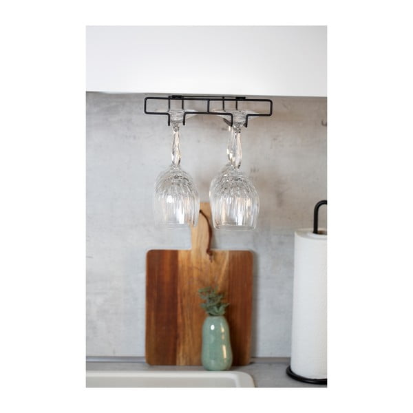 Suport sub raft pentru pahare Wenko, negru-image-4