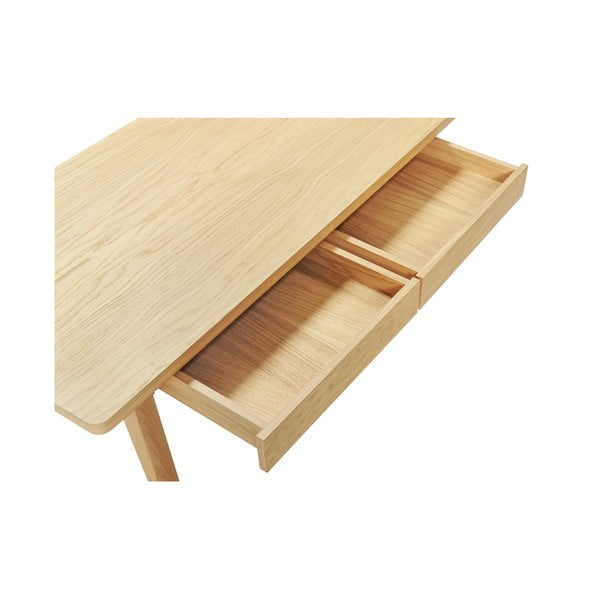 Măsuță de cafea în culoare naturală cu aspect de lemn de stejar 60x120 cm Nice – Woodman-image-4