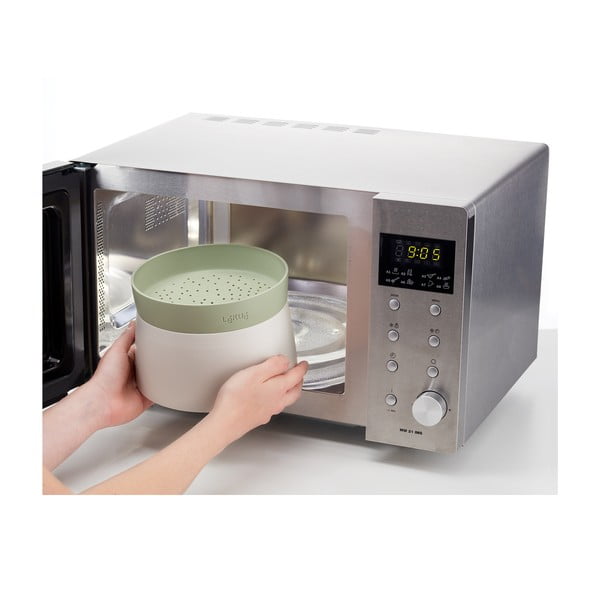 Recipient pentru gătit orez din plastic – Lékué-image-1