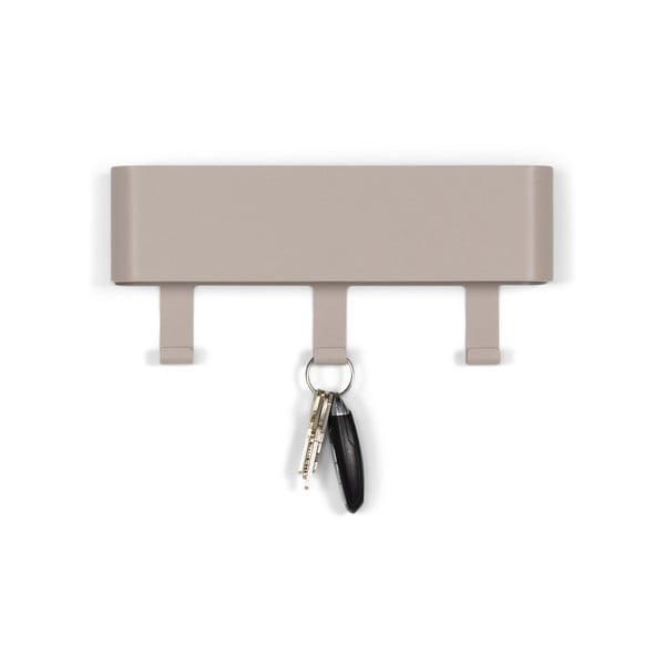 Cuier de perete gri-bej cu raft din metal Dax Play – Spinder Design-image-2