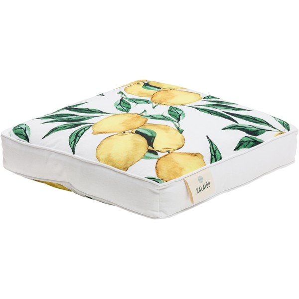 Pernă scaun din bumbac Westwing Collection Citrus, 40 x 40 cm-image-1