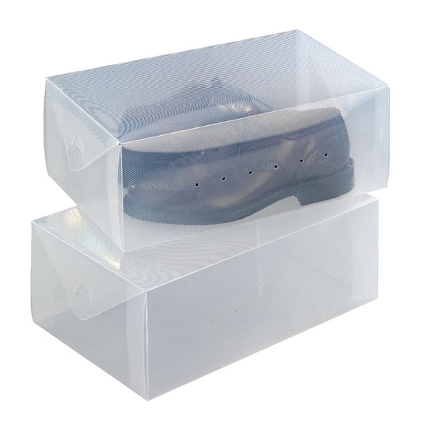 Set 2 cutii pentru depozitarea pantofilor Wenko Pack-image-2