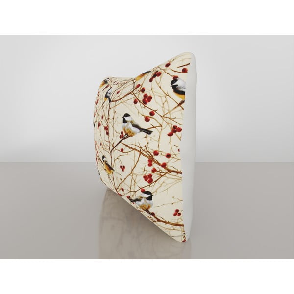 Față de pernă cu amestec din bumbac Vitaus Meluda, 43 x 43 cm-image-2