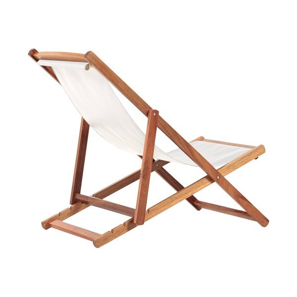 Șezlong de grădină bej/culoare naturală închisă din lemn masiv Dionysus – Bonami Essentials-image-4