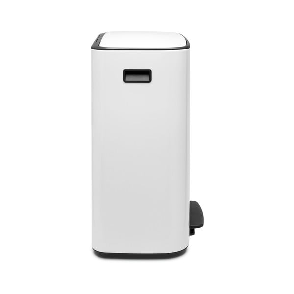 Coș de gunoi alb de reciclat/cu pedală din oțel 60 l Bo – Brabantia-image-3