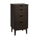 Comodă în culoare naturală închisă din lemn de stejar 45x92x38 cm Garrison – Rowico