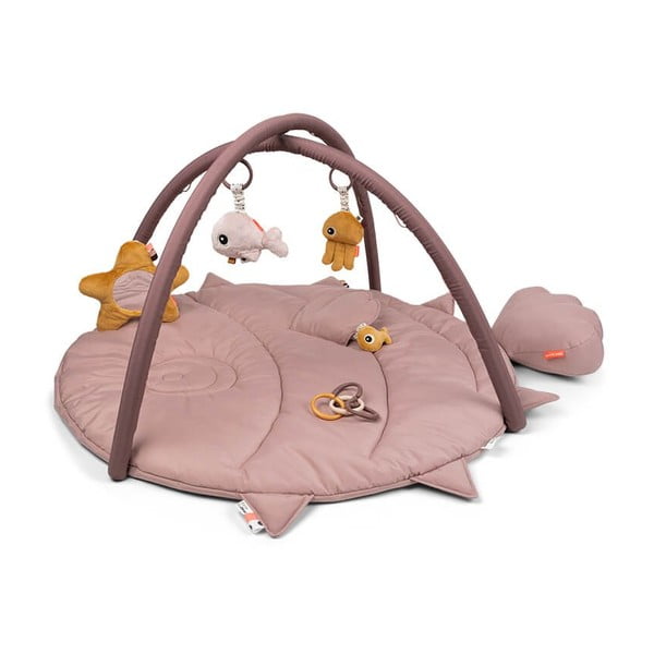 Covoraș de joacă roz cu trapez Sea Friends - Done by Deer