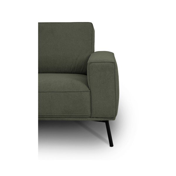 Colțar verde închis cu tapițerie din chenille (cu colț pe partea stângă/în formă de ”L”) Amsterdam – Scandic-image-4