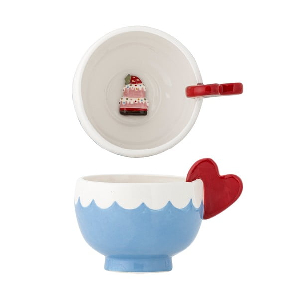 Ceașcă albastru-deschis din gresie 220 ml Lively – Bloomingville-image-3