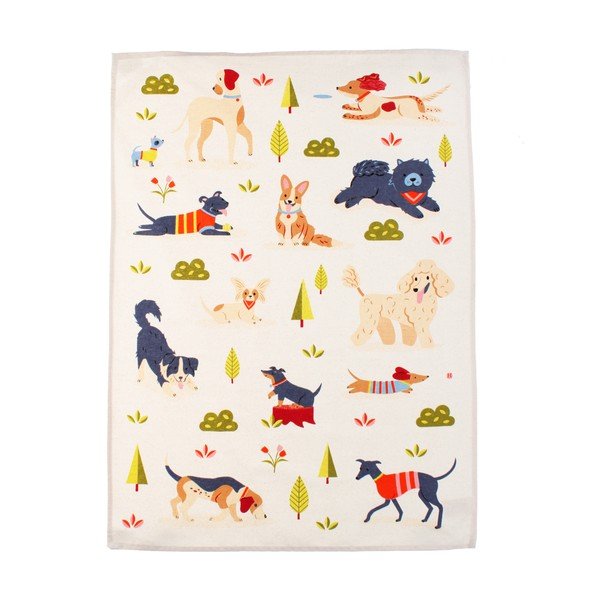 Prosop de vase din bumbac 70x50 cm Dog Park – Rex London