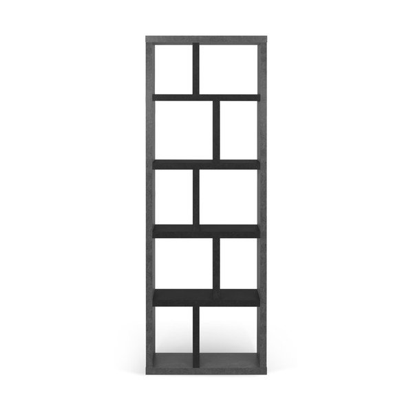 Bibliotecă cu aspect de beton 70x198 cm Berlin – TemaHome