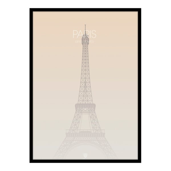 Tablou 50x70 cm Paris Eiffel Tower – Malerifabrikken