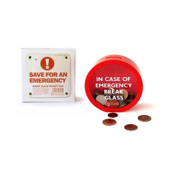 Pușculită cu sistem de agățare pe perete Suck UK Emergency Money Box-image-2