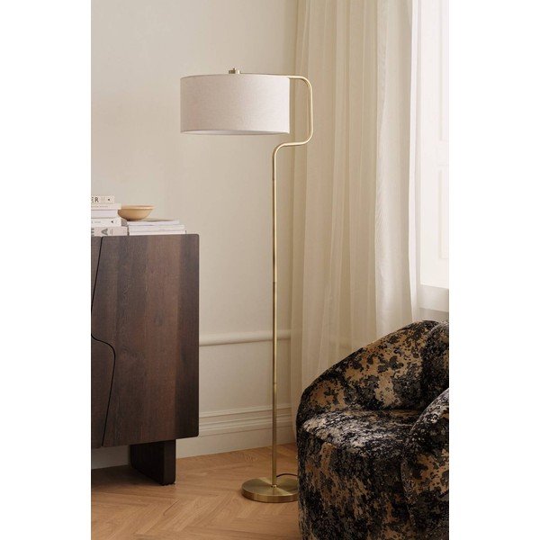 Lampadar crem/alămiu din material textil (înălțime 160 cm) Josho – Ellos Home-image-1