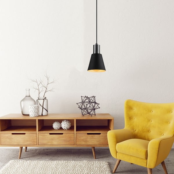 Lustră neagră ø 14 cm Kem – Opviq lights-image-1